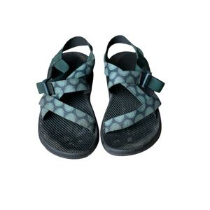 Chaco Z/1 Unaweep Classic Vortex Sport Sandals Green Black Hiking Mens Size 10